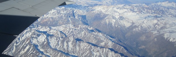 Chile from the plane